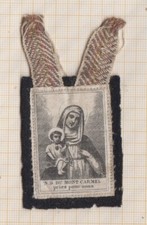 25F492 IMAGE PIEUSE SCAPULAIRE