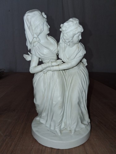Biscuit porcelaine groupe - de,
