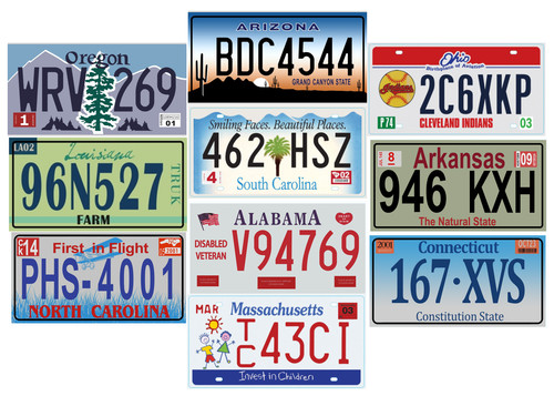 Lot plaques - lot, 10