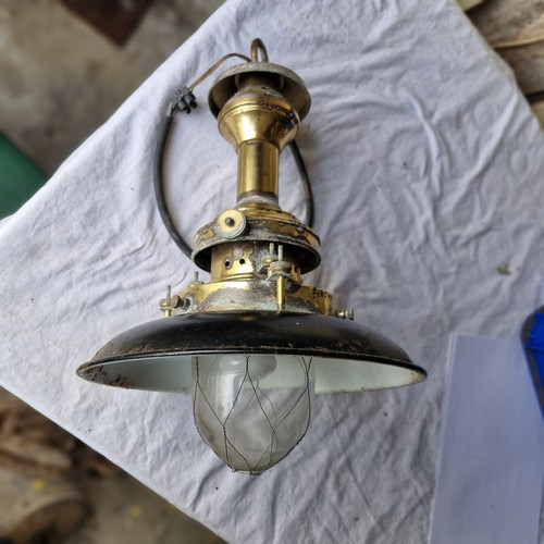 Lampe suspendue vintage - lampe,