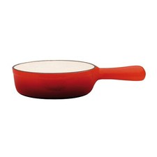  Savoyard Cast Iron Red Enamel Fondue Only Pot Size 31 x ...