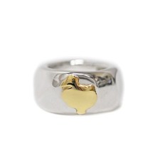 Bague Pomellato DoDo en or jaune 18 carats et argent sterling 925 taille 49,5...