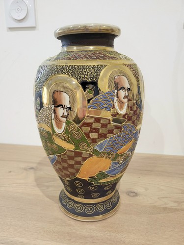 Grand vase japonais satsuma - grand,