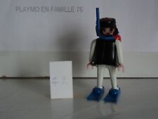PLAYMOBIL vintage bateau zodiac femme plongeuse bouteilles set 3479 de 1984 #2
