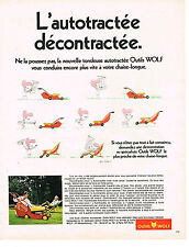 1971 ADVERTISING WOLF TOOLS self-tracting mower