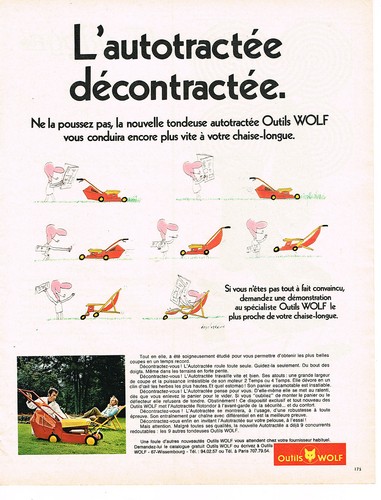 Publicite 1971 outils wolf - publicite,