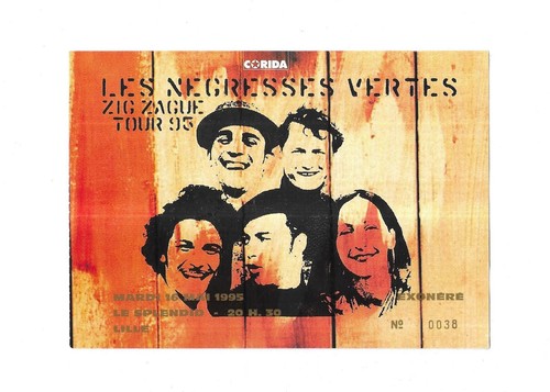 Rare ticket billet concert - billet,