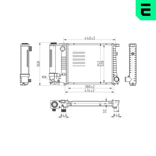 Era motorkühler wasserkühler - era,