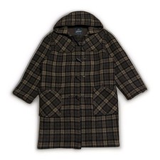 Duffle Coat Gloverall Femme Authentique Vintage Laine Plaid Made In England...