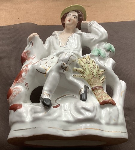 Figurine faience ceramique - en,