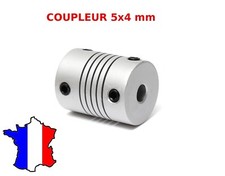 Coupleur flexible 4x5mm CNC