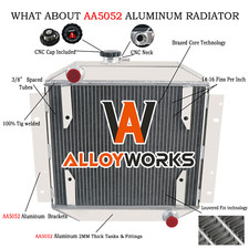 3 Rangées aluminium Radiateur