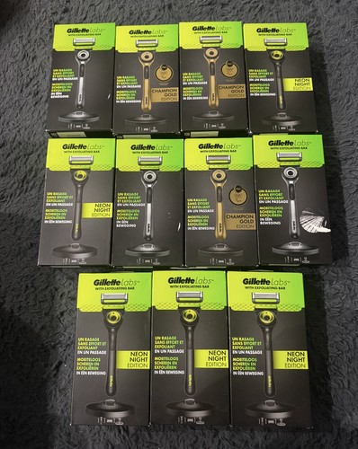 Lot rasoirs gillettelabs - 11,