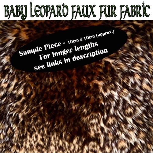 Léopard moelleux faux - léopard,
