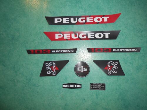 Lot autocollants peugeot 103 - lot,