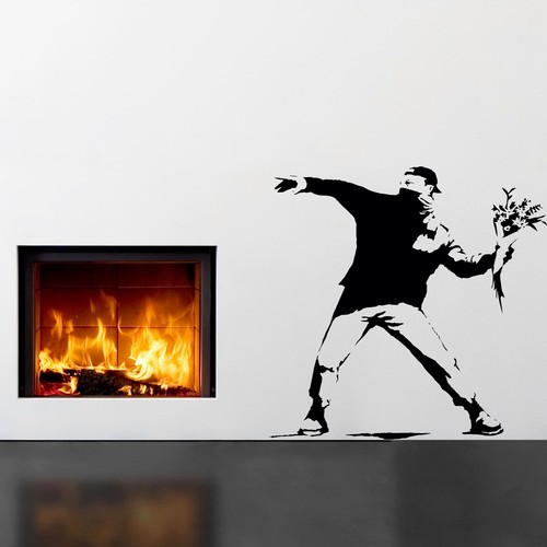 Autocollant murale vinyl - murale,
