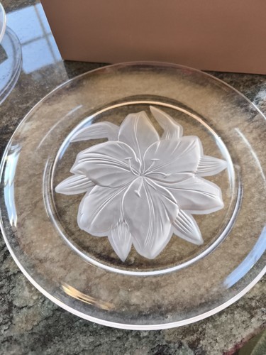 Assiettes cristal durand - 5, jg