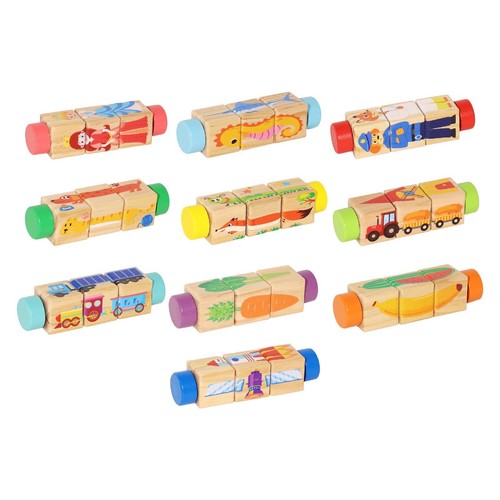 Puzzle rotatif bois - puzzle,