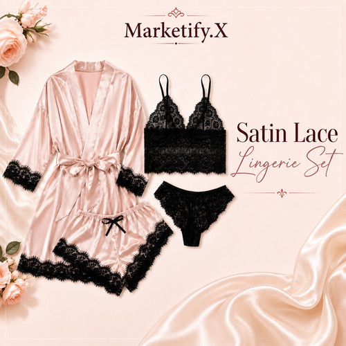 Pyjama femme satin peignoir - femme,