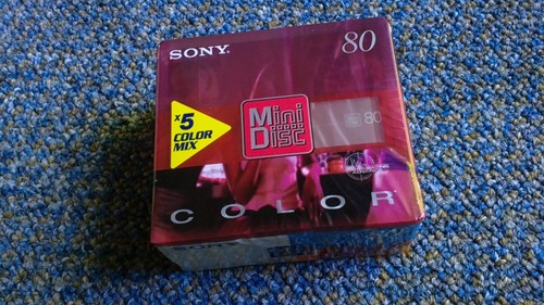 Minidisc sony color - minidisc,