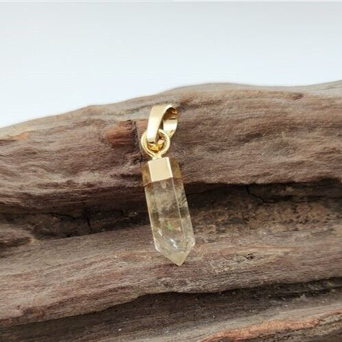 Pendentif citrine pierre - pendentif,