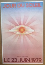 FOLON day of the sun original poster '79