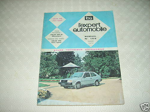 Revue technique volvo 343 - revue, (