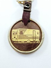 KEYRING - 1960s Caravan CARAVELAIR - Garage LENS, DAF Austin - Vintage -
