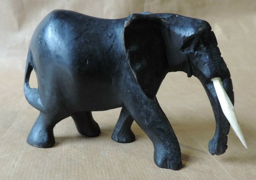 Statuette elephant bois - statuette,