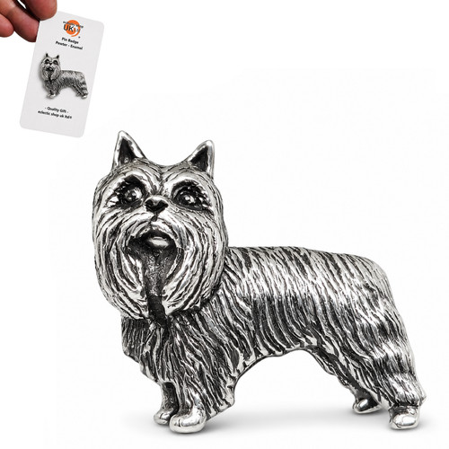 Yorkshire terrier pin badge - terrier,