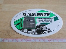 Sticker TRACTOR FENDT - R. VALENTE CHATEAUBERNARD COGNAC