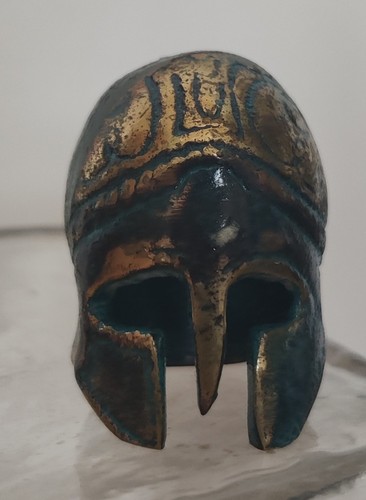 Bronze casque grec militaire - bronze,
