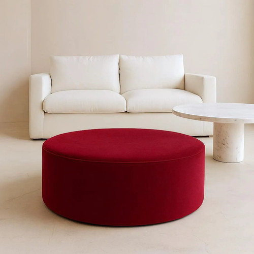 Huge red pouf - , for
