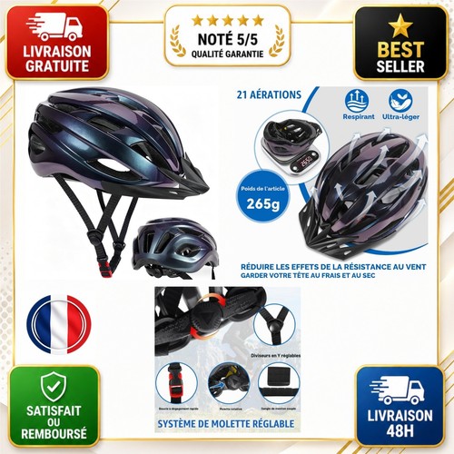 Casque vélo adulte - , réglable