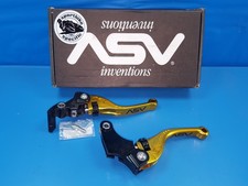 APRILIA RSV4 09-24/TUONO V4 17-24/RS660 ASV F3 Clutch & Brake Levers Short Gold