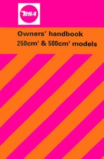 BSA B50T Gold Star B25T Victor