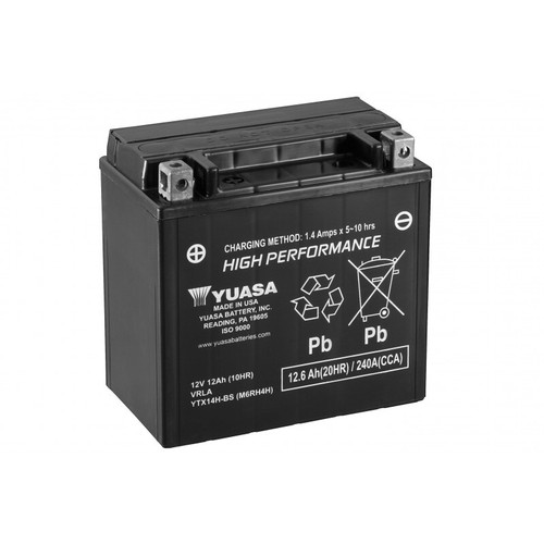 Batterie moto yuasa - batterie, ytx14h-bs