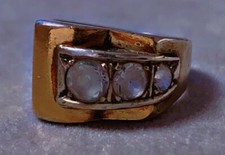 Ancienne art déco bague Tank