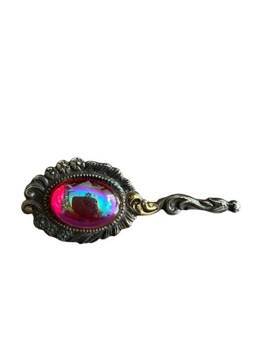 Broche ancienne vintage miroir - ancienne,