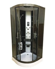 CABINE DE DOUCHE HYDROMASSANTE 100 x 100 cm SPA BAIN HYDROMASSAGE Vancouver
