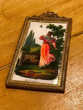 Gravure  rehaussée à la