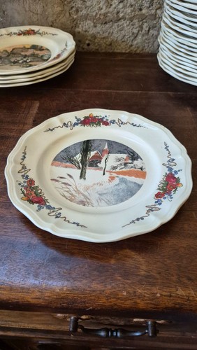Assiette ancien faïence