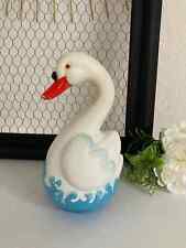 23 ⚜️ Ancien Jouet Marechal Culbuto Cygne Vintage Hauteur 19 Cm Made In France