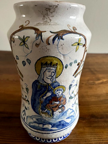 Albarello 17e siècle mère - mère, et