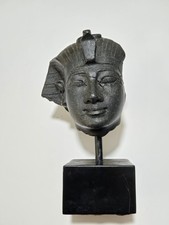Metropolitan Museum of Art MOMA Vtg Egyptian Pharaoh God Bust Sculpture 11" Tall