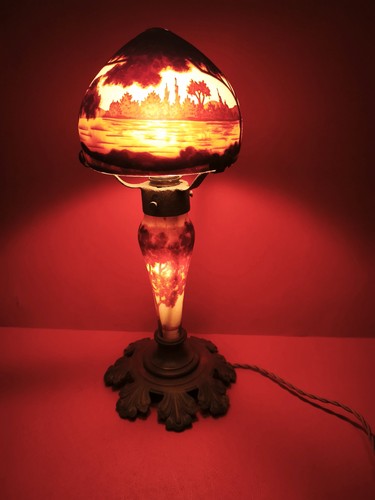 Lampe champignon art nouveau