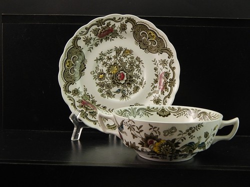 Tasse vintage brodo consommé - tasse,