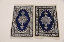 2 X Belle Tapis de Perse Naïn avec Soie (60 X 40 CM) Tapis D'Orient Neuve