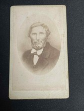 OLD PHOTOGRAPH CDV RAOUL LACOSTE LE PHOTO PENCIL PORTRAIT OLD MAN