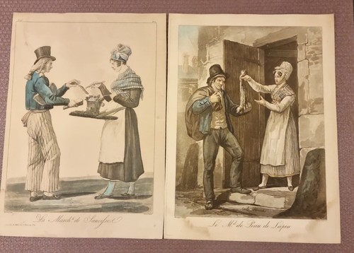 Paire gravures carle vernet - gravures,
